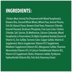 Greenies Skin & Fur Crunchy and Soft Natural Cat Treats, Chicken Flavor, 10153209, 2.1 OZ Bag