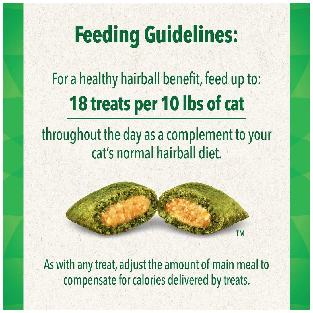 Greenies Hairball Control Crunchy and Soft Natural Cat Treats, Tuna Flavor, 10153215, 2.1 OZ Bag 4 Greenies Hairball Control Crunchy and Soft Natural Cat Treats, Tuna Flavor, 10153215, 2.1 OZ Bag - Image 4