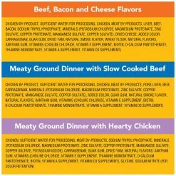 Pedigree Chopped Ground Dinner Adult Soft Wet Dog Food With Hearty Chicken, Slow Cooked Beef, 10197368, 3.97 LB Bag -Pets Sales Store sftp a s assets20201021000000367