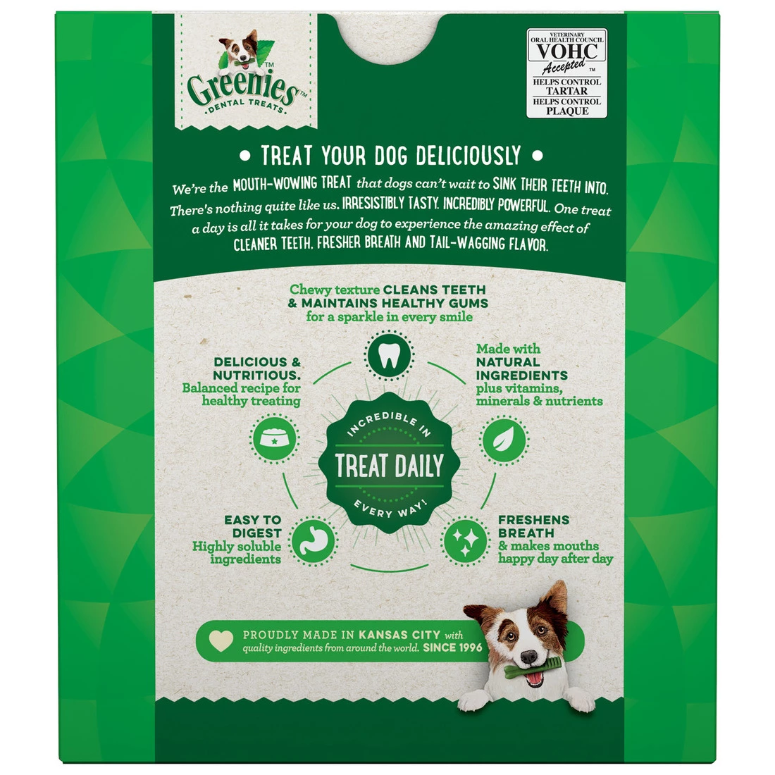 Greenies Original Natural Dog Dental Care Dog Treats for Teenie Dogs, 10212113, 27 OZ Bag 2 Greenies Original Natural Dog Dental Care Dog Treats for Teenie Dogs, 10212113, 27 OZ Bag - Image 2