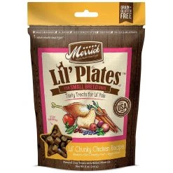 Merrick Lil Plates sor Small Breed with Chunky Chicken Recipe, 8260509, 6 OZ Bag
