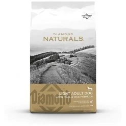 Diamond Naturals Light Adult with Lamb Meal & Rice Formual, 8610662, 15 LB Bag