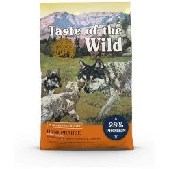 Taste Of The Wild High Prairie Puppy Recipe with Roasted Bison & Roasted Vension, 8611225, 5 LB Bag