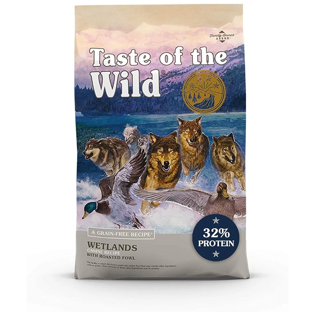 Taste Of The Wild Wetlands Canine Recipe with Roasted Fowl, 8613908, 14 LB Bag 1 Taste Of The Wild Wetlands Canine Recipe with Roasted Fowl, 8613908, 14 LB Bag