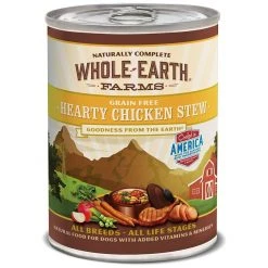 Whole Earth Farms Grain Free Hearty Chicken Stew, 8854913, 12.7 OZ Can
