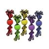 Multipet Nuts for Knots 2-Knot Rope Dog Toy with Tennis Ball, 29510