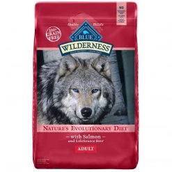 Blue Wilderness High Protein, Natural Adult Dry Food with Salmon, 800257, 24 LB Bag