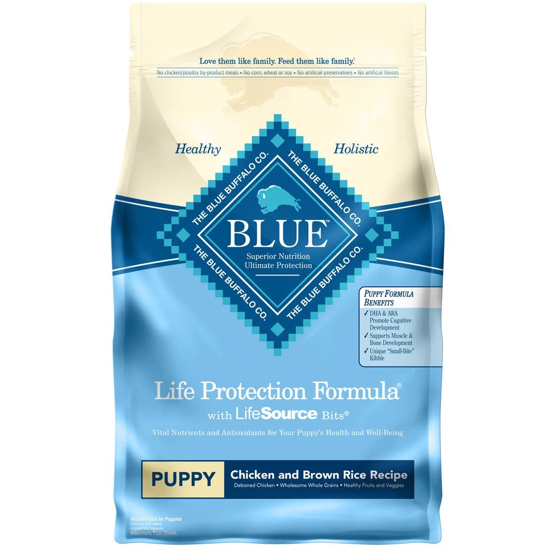 Blue Puppy Chicken & Brown Rice Recipe, 800146, 6 LB Bag 1 Blue Puppy Chicken & Brown Rice Recipe, 800146, 6 LB Bag