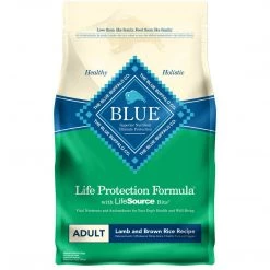 Blue Life Protection Formula Adult Dry Food with Lamb & Brown Rice Recipe, 800168, 6 LB Bag