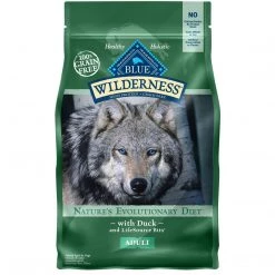 Blue Wilderness High Protein, Natural Adult Dry Food with Duck, 800218, 4.5 LB Bag
