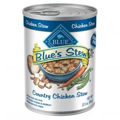 Blue Blue's Stew Wet Dog Food with Country Chicken Stew Recipe, 800235, 12.5 OZ Can