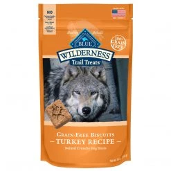 Blue Wilderness Grain-Free Biscuits, Turkey Recipe, 800328, 10 OZ Bag