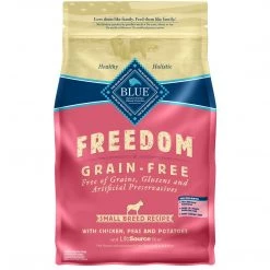Blue Freedom Small Breed Adult Dry Food with Chicken, Peas and Potatoes, 800407, 4 LB Bag 6 Blue Freedom Small Breed Adult Dry Food with Chicken, Peas and Potatoes, 800407, 4 LB Bag -Pets Sales Store sftp a s assets20201111000000211