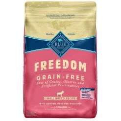 Blue Freedom Small Breed Grain Free Adult Dry Food with Chicken, Peas and Potatoes, 800408, 11 LB Bag