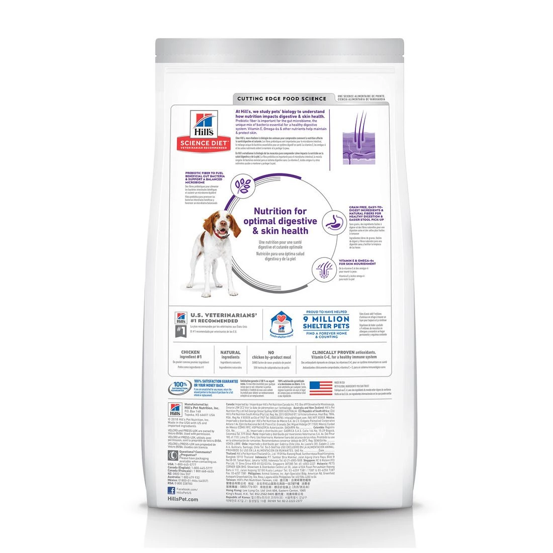 Hill's Science Diet Adult Sensitive Stomach & Skin Grain Free Dry Dog Food, Chicken & Potato Recipe, 603929, 24 LB Bag 1 Hill's Science Diet Adult Sensitive Stomach & Skin Grain Free Dry Dog Food, Chicken & Potato Recipe, 603929, 24 LB Bag