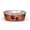Bella Bowl Small Dog Bowl, 7450, Copper