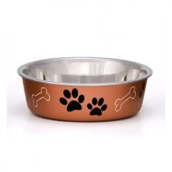 Bella Bowl Small Dog Bowl, 7450, Copper