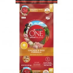 One Smartblend Dog Food Natural Chicken & Rice, 40 LB Bag
