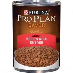 Pro Plan Dog Food Beef & Rice, 13 OZ Can