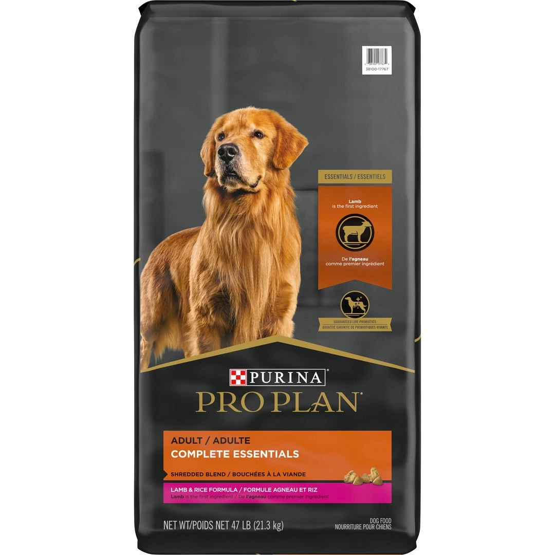 Pro Plan Dog Food Lamb & Rice - Complete Essentials, 47 LB Bag 1 Pro Plan Dog Food Lamb & Rice - Complete Essentials, 47 LB Bag