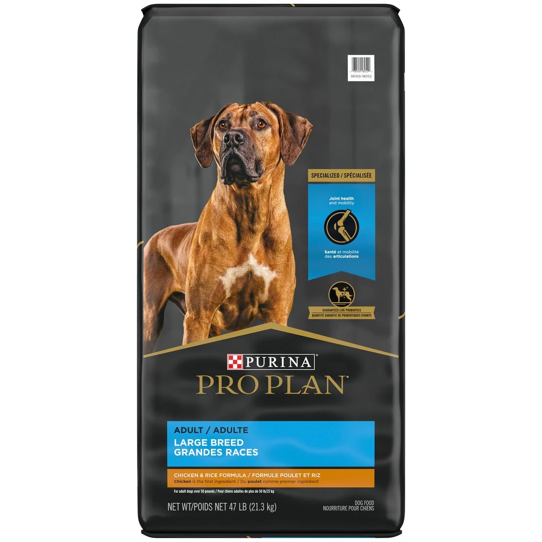 Pro Plan Dog Food Chicken & Rice - Large Breed, 47 LB Bag 1 Pro Plan Dog Food Chicken & Rice - Large Breed, 47 LB Bag