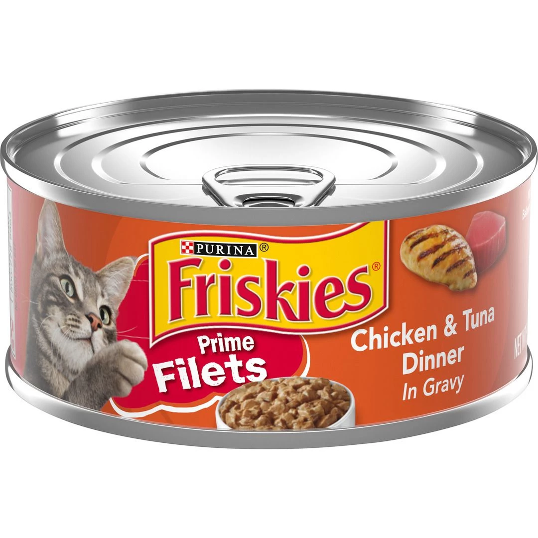 Friskies Cat Food Chicken & Tuna, 5.5 OZ Can 1 Friskies Cat Food Chicken & Tuna, 5.5 OZ Can