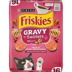 Friskies Cat Food Gravy, Chicken & Salmon, 16 LB Bag