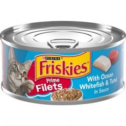 Friskies Cat Food Ocean Whitefish & Tuna, 5.5 OZ Can