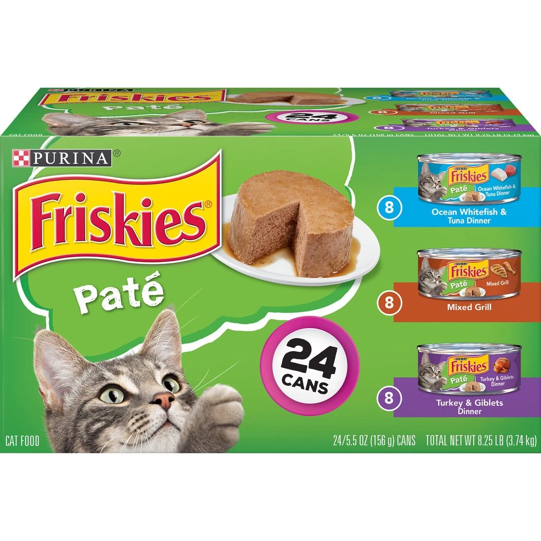 Friskies Cat Food Variety Pack, 5.5 OZ Can 1 Friskies Cat Food Variety Pack, 5.5 OZ Can