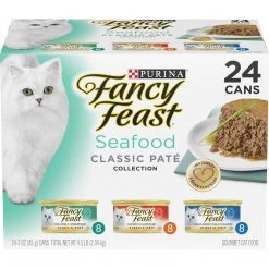Fancy Feast Cat Food Cod Sole & Shrimp, 3 OZ Can