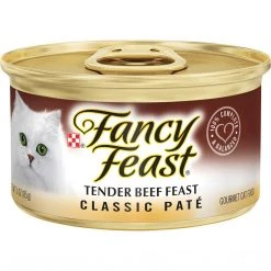 Fancy Feast Cat Food Beef, 3 OZ Can