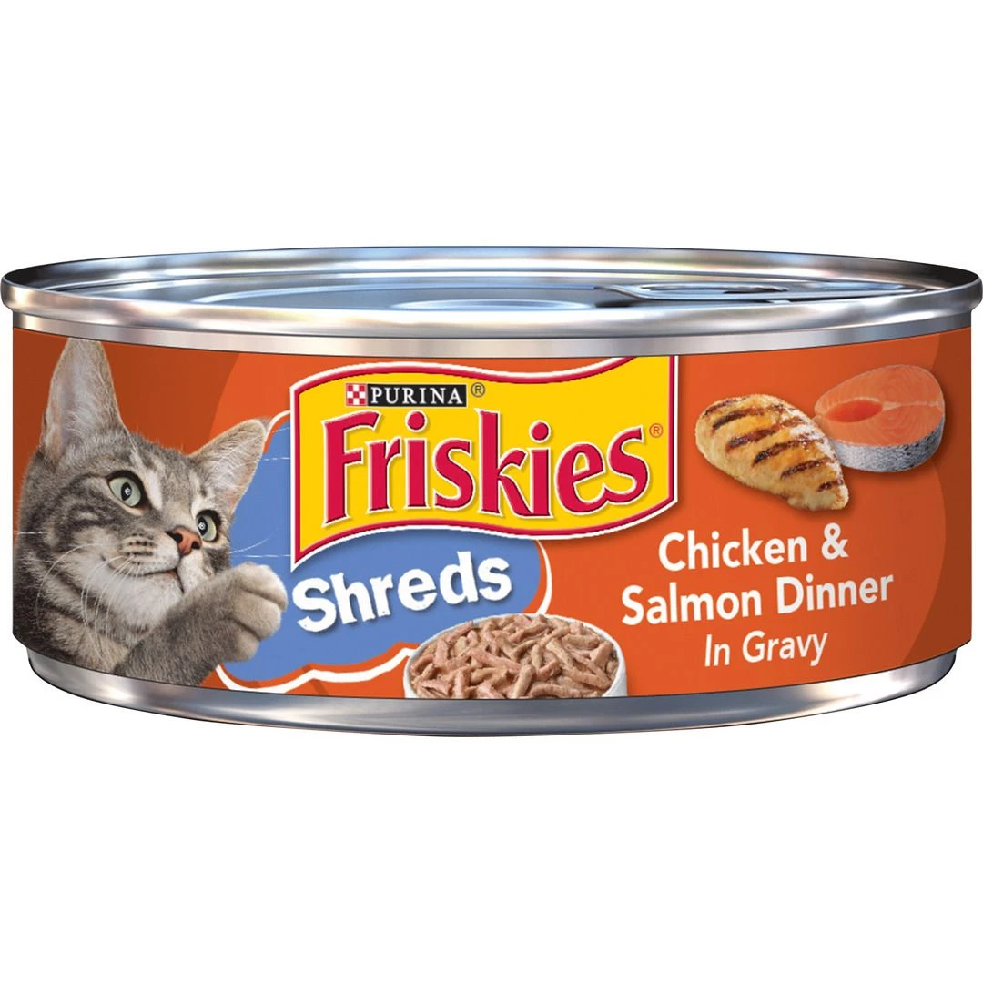 Friskies Cat Food Chicken & Salmon, 5.5 OZ Can 1 Friskies Cat Food Chicken & Salmon, 5.5 OZ Can
