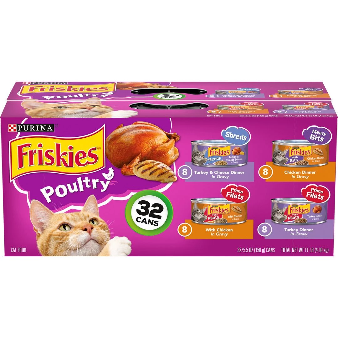 Friskies Cat Food Variety Pack, 5.5 OZ Can 1 Friskies Cat Food Variety Pack, 5.5 OZ Can