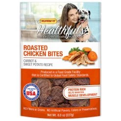 Healthfuls Roasted Chicken Bites with Carrot & Sweet Potato, 7N08535, 8 OZ Bag
