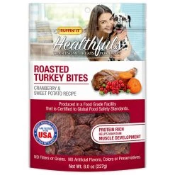Healthfuls Roasted Turkey Bites with Cranberry & Sweet Potato, 7N08537, 8 OZ Bag