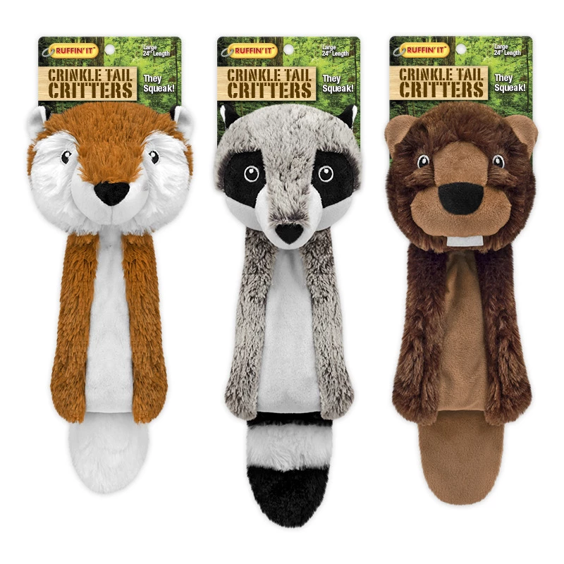 Ruffin' It Crinkle Tail Critters Large, 7N16319 1 Ruffin' It Crinkle Tail Critters Large, 7N16319
