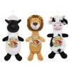 Ruffin' It Snuggle Buddies Lion, Lamb, Cow, 7N16342