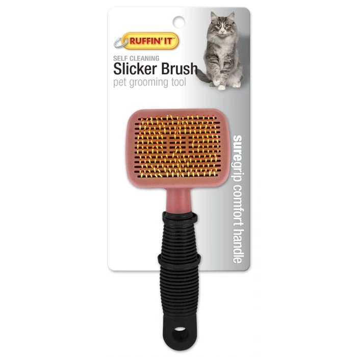 Ruffin' It Self Cleaning Cat Brush, 7N19794 1 Ruffin' It Self Cleaning Cat Brush, 7N19794