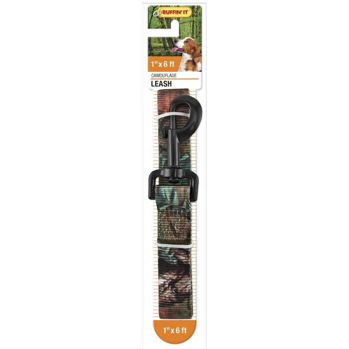 Ruffin' It Woodlands Printed Lead Leash, 7N39310 1 Ruffin' It Woodlands Printed Lead Leash, 7N39310