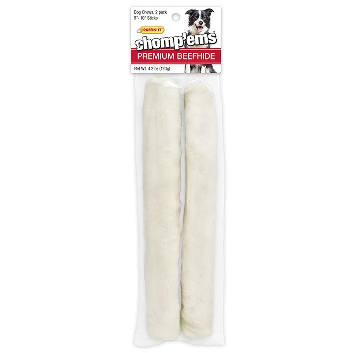 Chomp'ems 9 IN Retriever White 2-Pack, 7N52229 1 Chomp'ems 9 IN Retriever White 2-Pack, 7N52229