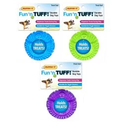 Ruffin' It Fun 'n Tuff Treat Ball, 7N80592