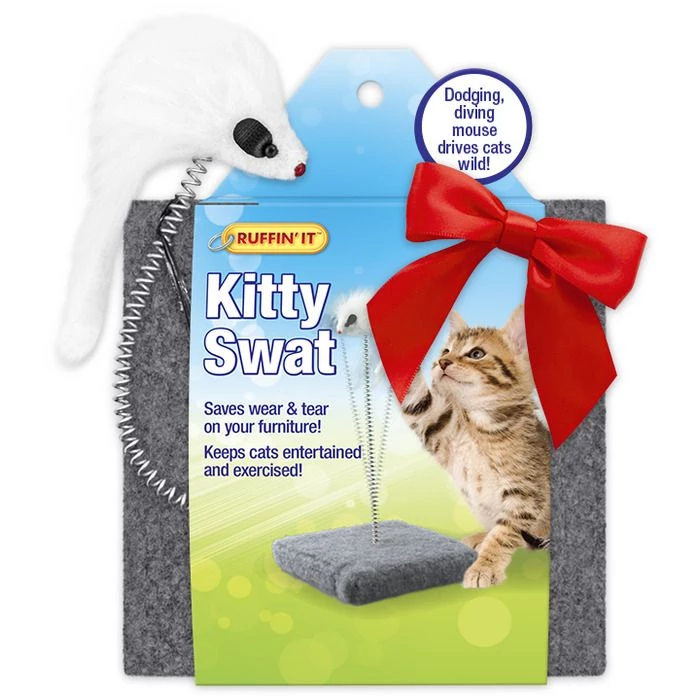 Ruffin' It Cat "kitty Swat" Toy, 7N80730 1 Ruffin' It Cat "kitty Swat" Toy, 7N80730