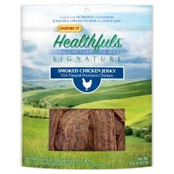 Healthfuls Signature USA Smoked Chicken Jerky, 7N08615, 8 OZ Bag