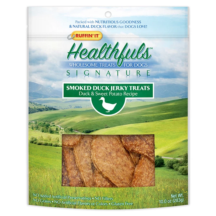 Healthfuls Signature USA Smoked Duck Jerky, 7N08669, 10 OZ Bag 1 Healthfuls Signature USA Smoked Duck Jerky, 7N08669, 10 OZ Bag