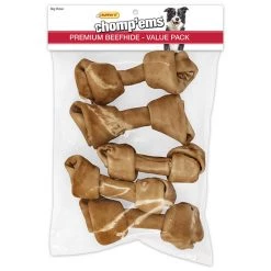 Chomp'ems 6 IN Knotted Bone Beef 5-Pack, 7N23502