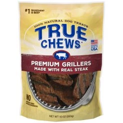 True Chews Premium Grillers Made with Real Steak, 804225, 10 OZ