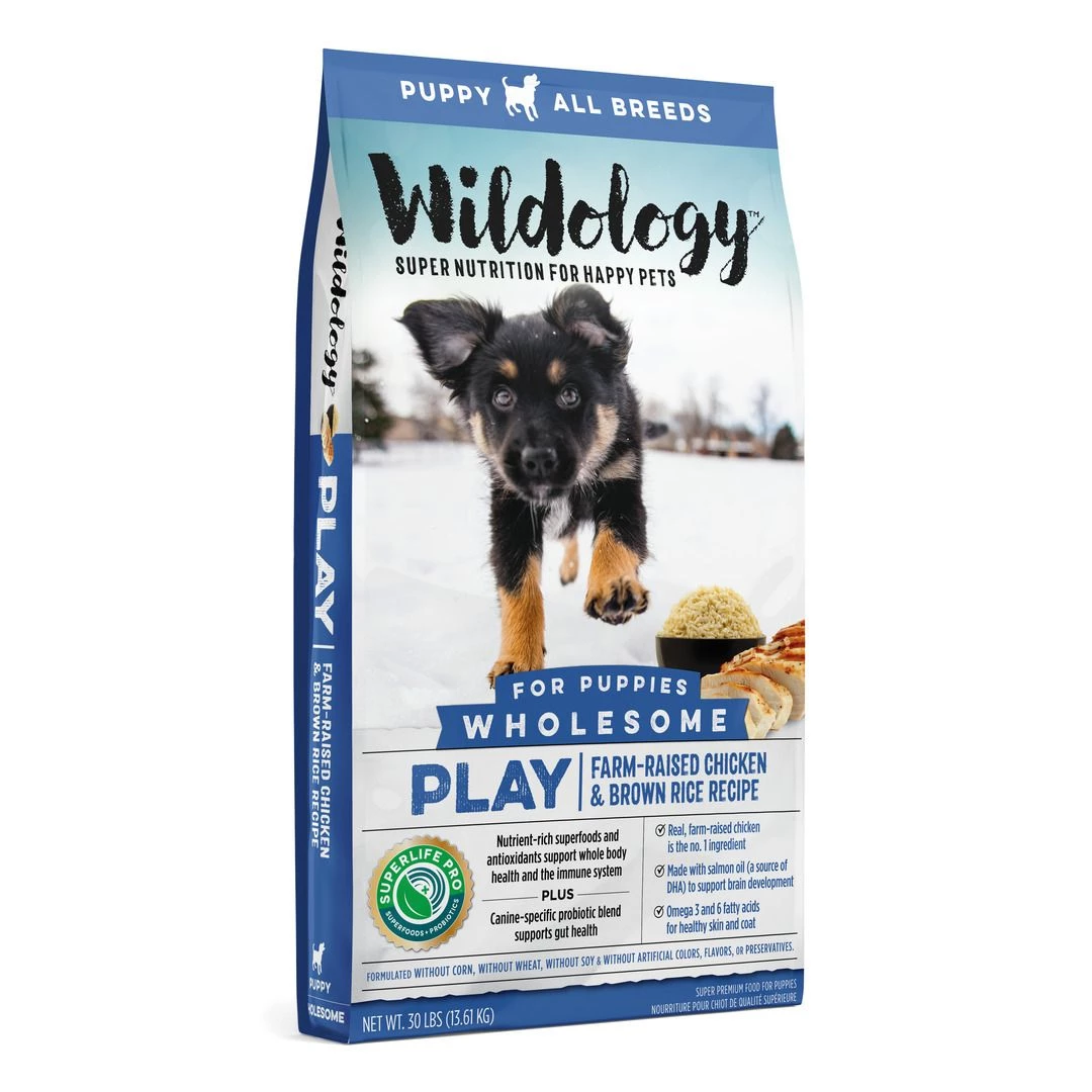 Wildology Chicken & Rice Puppy Food, WD015, 30 LB Bag 1 Wildology Chicken & Rice Puppy Food, WD015, 30 LB Bag