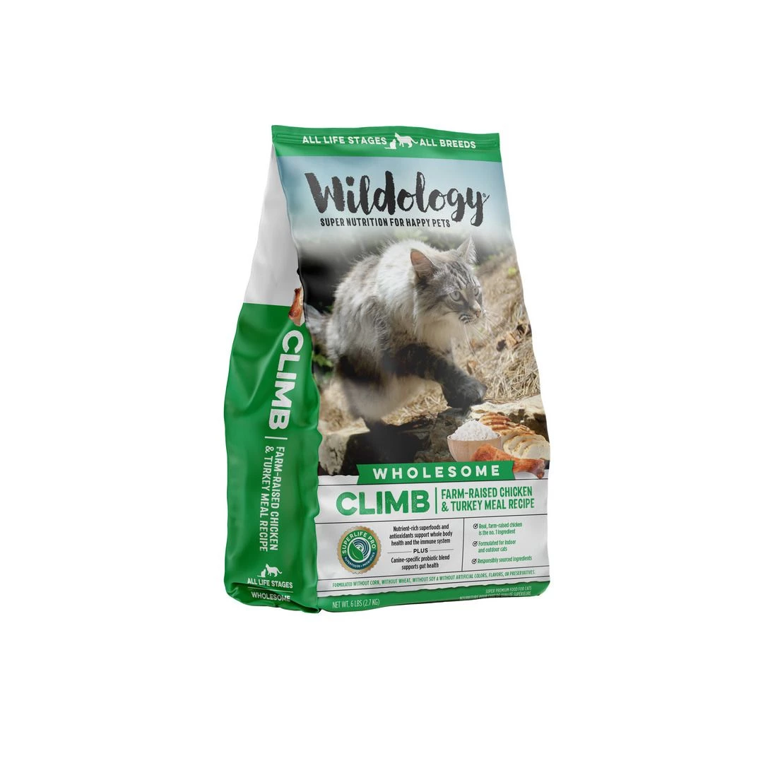 Wildology Chicken &Turkey Cat Food, WD016, 6 LB Bag 1 Wildology Chicken &Turkey Cat Food, WD016, 6 LB Bag
