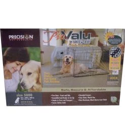 Petmate ProValu Double Door Wire Dog Crate, 7011275D, 42 IN x 28 IN x 30 IN