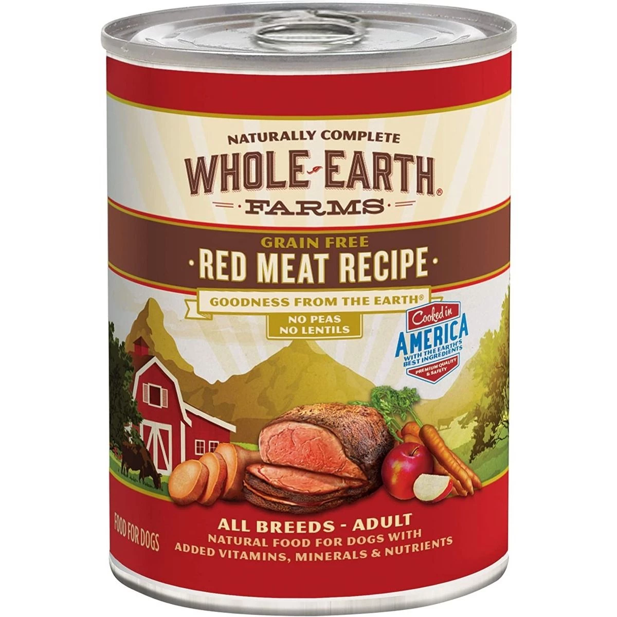 Whole Earth Farms Grain Free Red Meat, 8854838, 12.7 OZ Can 1 Whole Earth Farms Grain Free Red Meat, 8854838, 12.7 OZ Can